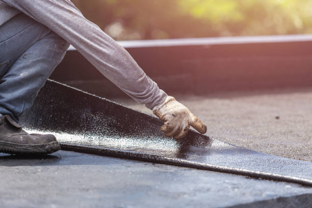 Professional Exterior Waterproofing technician working in Latham, OH
